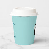 ロゴプロフェッショナルがブランドフレッシュドリンクを提供 紙コップ (左)