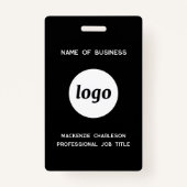 ロゴプロフェッショナルの会社名 バッジ (正面)