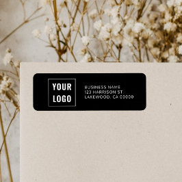 ロゴプロフェッショナルシンプル差出人住所 ラベル