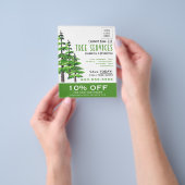 ロゴプロフェッショナルツリーサービス チラシ (手)