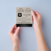 ロゴプロフェッショナルニュー広告ビジネス チラシ (手)