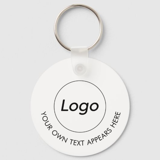 ロゴプロフェッショナルビジネスのプロモーション キーホルダー (正面)