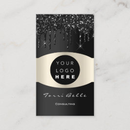 ロゴプロフェッショナルブラックラックスインベストメントコンサルティング 名刺