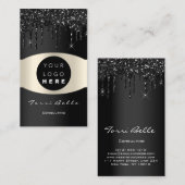 ロゴプロフェッショナルブラックVIP投資コンサルティング 名刺 (正面/裏面)