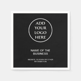 ロゴプロフェッショナル事業会社企業の スタンダードカクテルナプキン