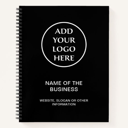 ロゴプロフェッショナル事業会社企業の ノートブック (正面)