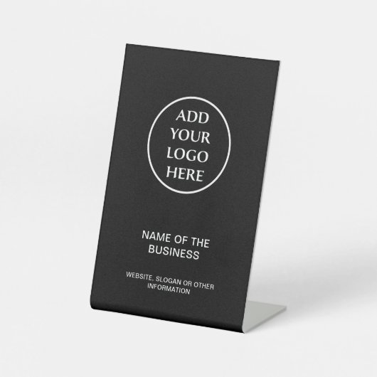 ロゴプロフェッショナル事業会社企業の 台座サイン (正面)