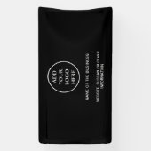 ロゴプロフェッショナル事業会社企業の 横断幕 (縦)