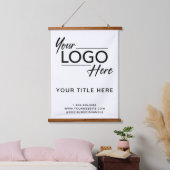 ロゴプロフェッショナル事業 吊り下げ型タペストリー (寝室)