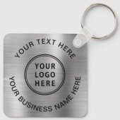 ロゴプロモーションシルバー キーホルダー (裏面)