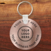 ロゴプロモーションバラ金ゴールド キーホルダー (裏面)