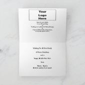 ロゴプロモーションビジネス小妖精や小人メリークリスマス20XX シーズンカード (内部)