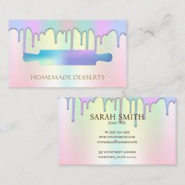 ロゴベーカリーシェフ、かわいい名刺 名刺