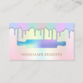 ロゴベーカリーシェフ、かわいい名刺 名刺 (正面)