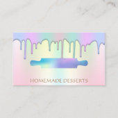 ロゴベーカリーシェフ、かわいい名刺 名刺 (正面)