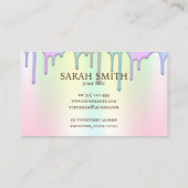 ロゴベーカリーシェフ、かわいい名刺 名刺 (裏面)