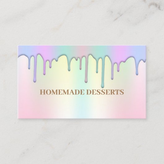 ロゴベーカリーシェフ、かわいい名刺 名刺 (正面)