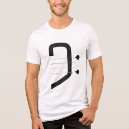 ロゴベースクレフ、 音符記号&ギター トライブレンドTシャツ