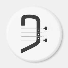 ロゴベースクレフ、 音符記号&ギター マグネット