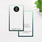 ロゴホルダーのイヤリングの追加の表示ティール（緑がかった色） グラデーション (デスク)