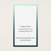 ロゴホルダーのイヤリングの追加の表示ティール（緑がかった色） グラデーション (裏面)