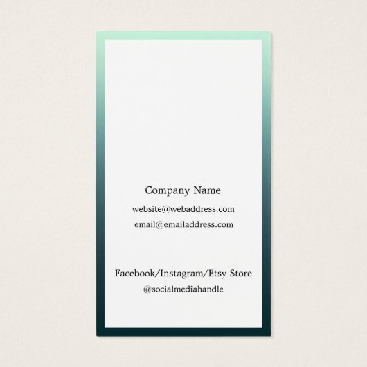 ロゴホルダーのイヤリングの追加の表示ティール（緑がかった色） グラデーション (裏面)