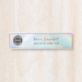 ロゴホログラフィックエグゼクティブマネージャの追加 サインプレート (正面)