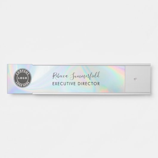ロゴホログラフィックエグゼクティブマネージャの追加 サインプレート (正面)