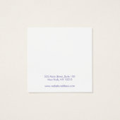 ロゴホログラフィックスタッドイヤリングディスプレイカードの追加 (裏面)