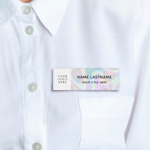 ロゴホログラフィフェイクックマグネットタイトル 名札