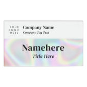 ロゴホロフ企業のロモダングシンプルの大きなタイトル 名札 (正面)