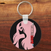 ロゴボタン キーホルダー (正面)