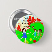 ロゴボタン 缶バッジ (正面&裏面)