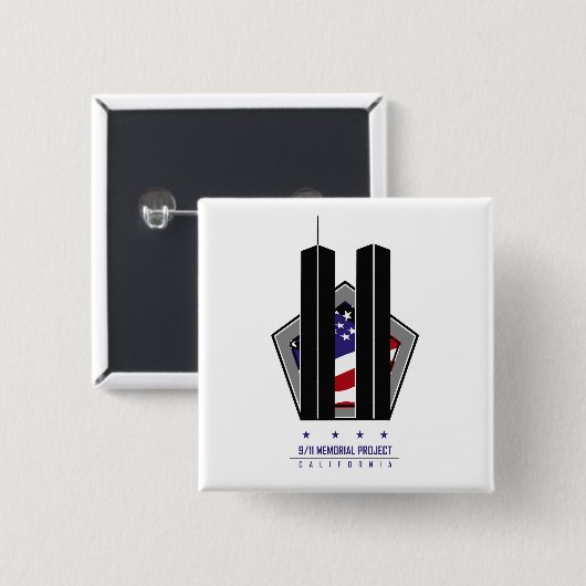 ロゴボタン 缶バッジ (正面&裏面)