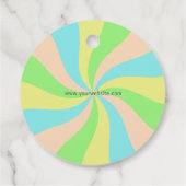 ロゴポップ・アートののお洒落ビジネスラベル フェイバータグ (裏面)