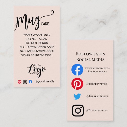 ロゴマグカードのビ気にジネスを追加する 名刺 (正面/裏面)