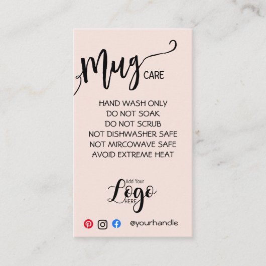 ロゴマグカードのビ気にジネスを追加する 名刺 (正面)