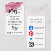 ロゴマグカードの気に追加ビジネス 名刺 (正面/裏面)