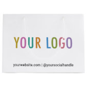 ロゴマーク入りオリジナル ギフトバッグ 業務用 まとめ買い 数量制限なし (正面)