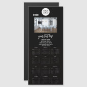 ロゴマーク入り 2026年 カレンダー 会社写真 (正面/裏面)