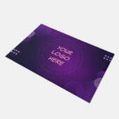 ロゴマーク入れられます ドアマット (アングル)