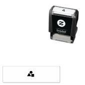 ロゴマーク自己インク用ゴム印1 セルフインキングスタンプ (インサイチュ)