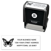 ロゴマーク 住所 作成 自己インク スタンプ (インサイチュ)