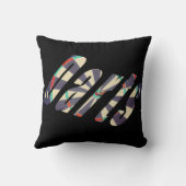 ロゴマーク 次元ダーツロゴ クッション (裏面)