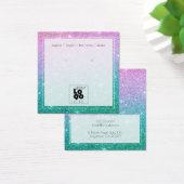 ロゴマーメイドグラデーショングリッターイヤリングディスプレイカード (デスク)