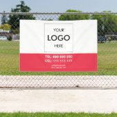 ロゴミニマリストプロフェッショナルビジネスバナー 横断幕 (インサイチュ)