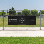 ロゴミニマリストモダンバナー 横断幕 (インサイチュ)