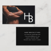 ロゴミニマルとフォトフィットネストレーナー標準 名刺 (正面/裏面)