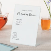 ロゴミニマルの名刺 台座サイン (インサイチュ)