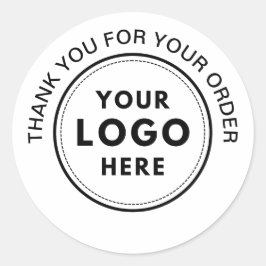 ロゴミニマルビジネスありがとうございます ラウンドシール